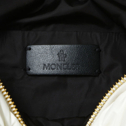 MONCLER Delilah Patch Down Shoulder Bag white WS26063