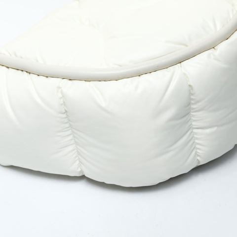 MONCLER Delilah Patch Down Shoulder Bag white WS26063