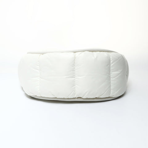 MONCLER Delilah Patch Down Shoulder Bag white WS26063