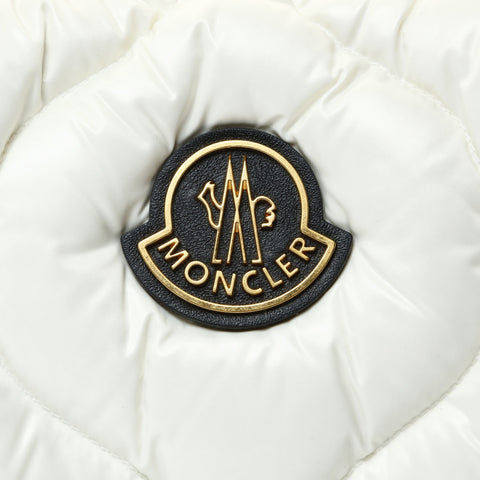 MONCLER Delilah Patch Down Shoulder Bag white WS26063