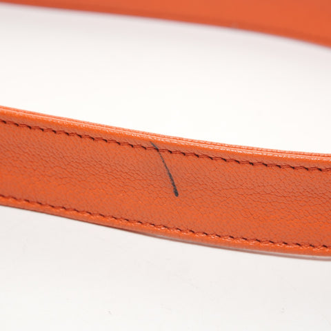 GUCCI Leather Aphrodite Large Shoulder Bag Orange WS26067
