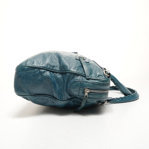 BALENCIAGA Business bag porte-documents en cuir mini dossier Sac à main bleu WS26068