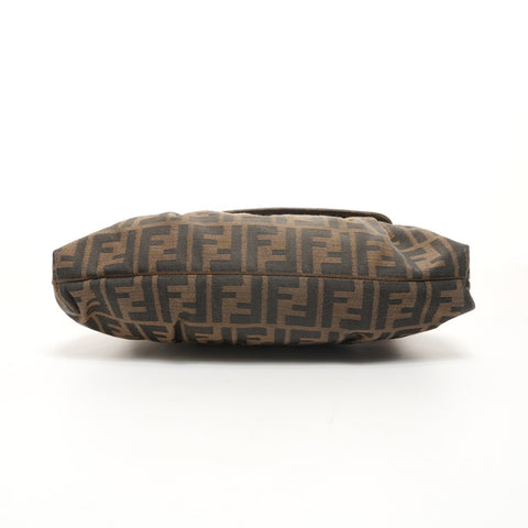 FENDI Canvas Zucca One Belt Shoulder Bag Brown WS26070