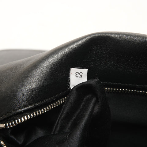 Miu Miu Matelasse Crystal Bijou 2-way Leather Shoulder Bag black WS26072