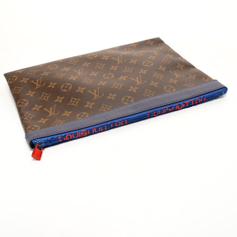 LOUIS VUITTON Monogram Pacific Pochette Apollo M63048 (2018) Clutch bag Brown WS26073