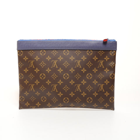 LOUIS VUITTON Monogram Pacific Pochette Apollo M63048 (2018) Clutch bag Brown WS26073