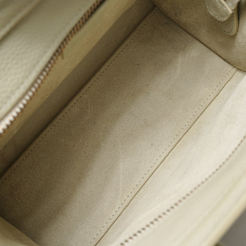 CELINE Nano Gepäck 2way Leder Umhängetasche grün WS26078