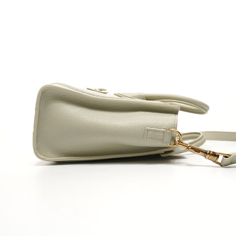 CELINE Nano Gepäck 2way Leder Umhängetasche grün WS26078
