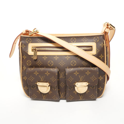 LOUIS VUITTON 2005 Sac à bandoulière Hudson GM Monogram Marron WS26079