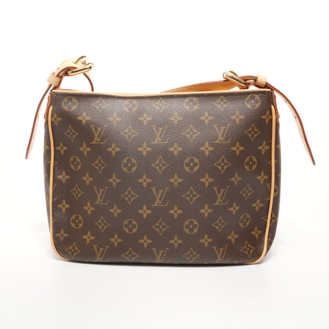 LOUIS VUITTON 2005 Hudson GM Monogram Shoulder Bag Brown WS26079