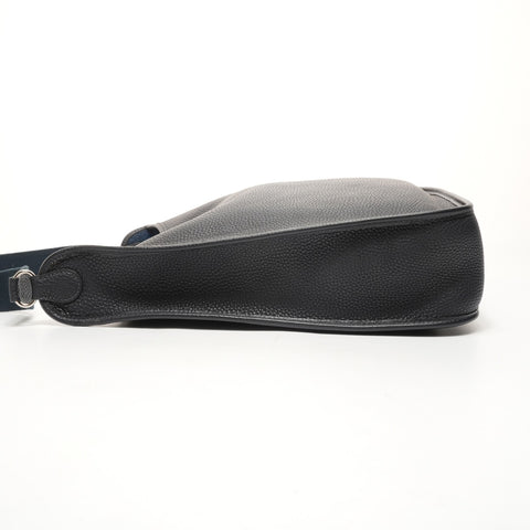 HERMES � M timbre Vespa PM 2009 Sac à bandoulière bleu WS26080
