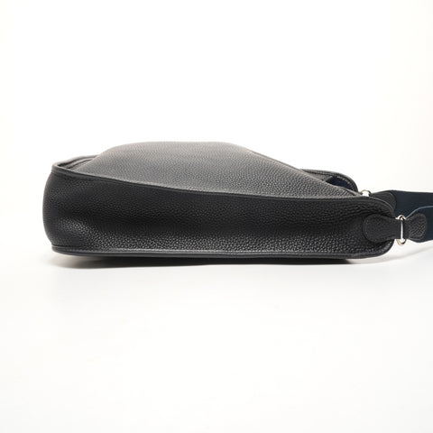 HERMES � M timbre Vespa PM 2009 Sac à bandoulière bleu WS26080