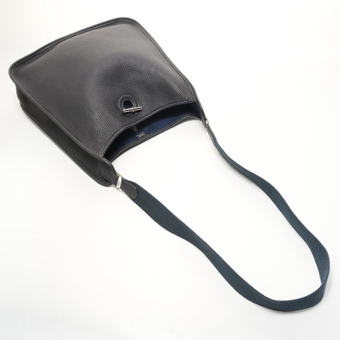 HERMES � M timbre Vespa PM 2009 Sac à bandoulière bleu WS26080