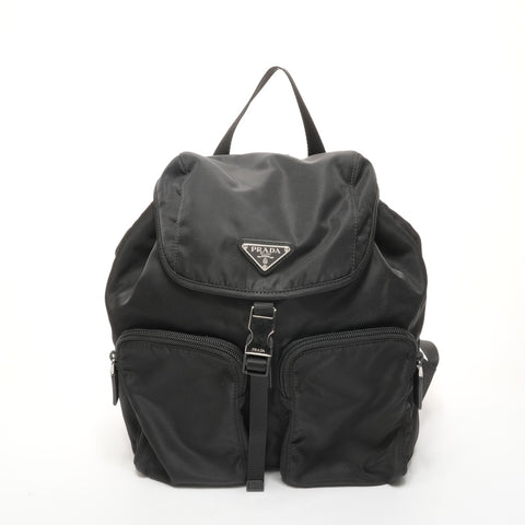 PRADA Nylon Tessuto 1BZ005 Sac à dos Sac à dos noir WS26083