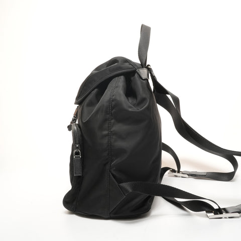 PRADA Nylon Tessuto 1BZ005 Rucksack Daypack schwarz WS26083