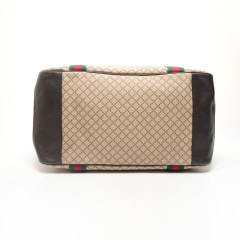 GUCCI Diamante Canvas Sherry Line 波士顿包 波士顿包 米色 WS26085