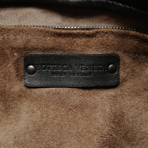 BOTTEGAVENETA 2011 INTRECCIATO 流苏手提包黑色 WS26086