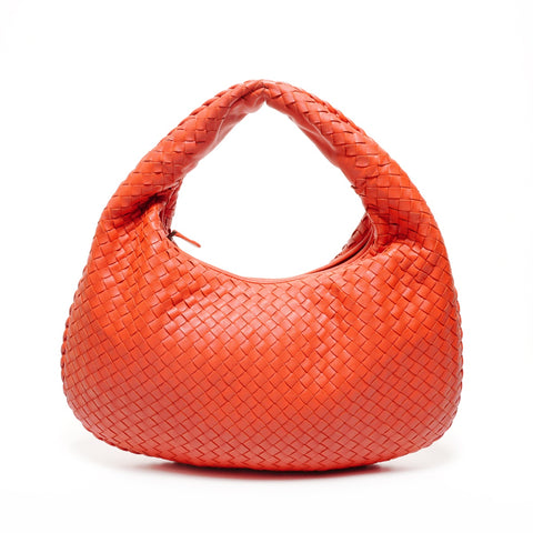 BOTTEGAVENETA INTRECCIATO HOBO BAG Handbag Red WS26087
