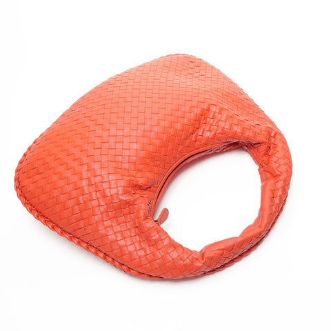 BOTTEGAVENETA INTRECCIATO HOBO BAG Handbag Red WS26087