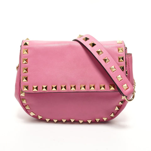 VALENTINO Rock studs Shoulder Bag pink WS26091