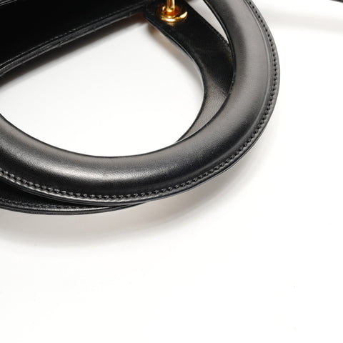 Christian Dior Lady Dior Cannage Medium Lambskin Handbag black WS26094