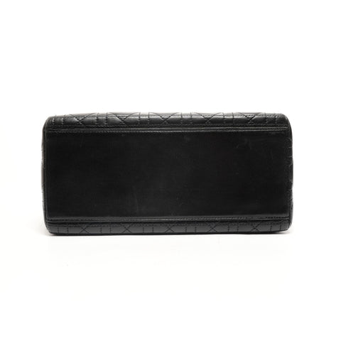 Christian Dior Lady Dior Cannage Medium Lambskin Handbag black WS26094
