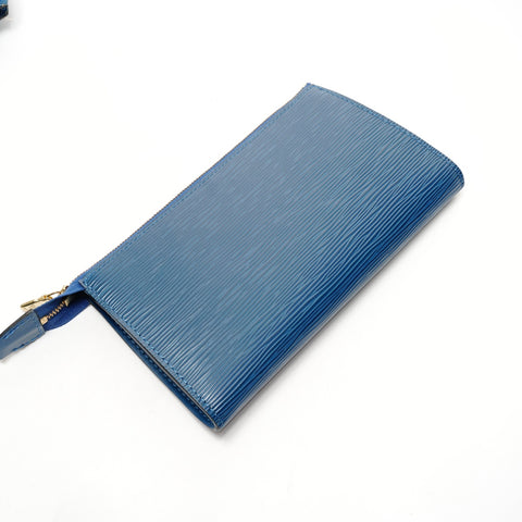 LOUIS VUITTON 1995 Epi Saint-Jacques Shopping Shoulder Bag blue WS26100