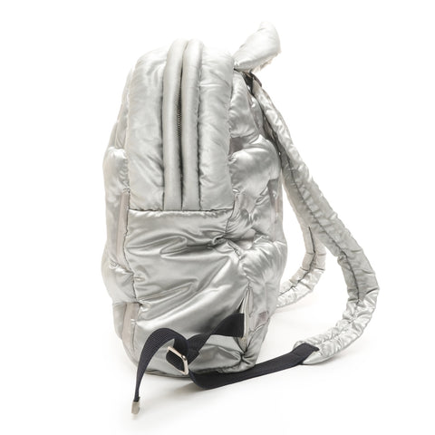 CHANEL No. 24 2017-2018 Logo Paddett Sac à dos · Sac à dos Argent WS26103