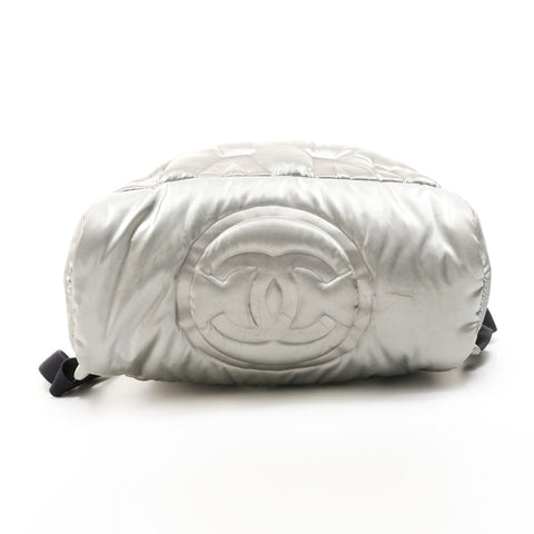 CHANEL No. 24 2017-2018 Logo Paddett Sac à dos · Sac à dos Argent WS26103
