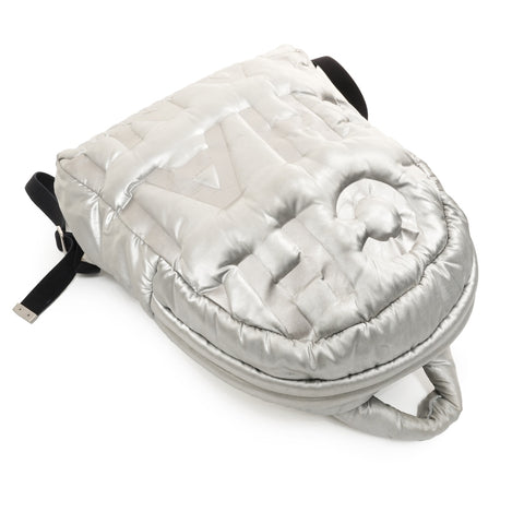 CHANEL No. 24 2017-2018 Logo Paddett Sac à dos · Sac à dos Argent WS26103