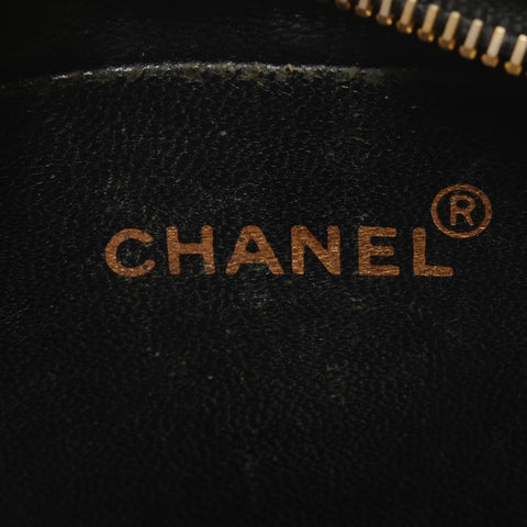 CHANEL Caviar Camera Bag, Turn Lock Chain, No. 3, 1994-1996 Shoulder Bag black WS26104