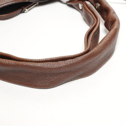 CELINE By the Way Leather Handbag Brown WS26109