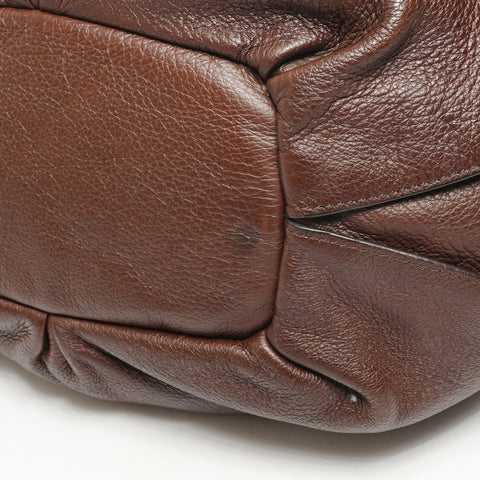CELINE By the Way Leather Handbag Brown WS26109