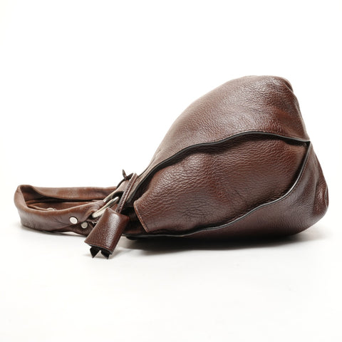 CELINE By the Way Leather Handbag Brown WS26109