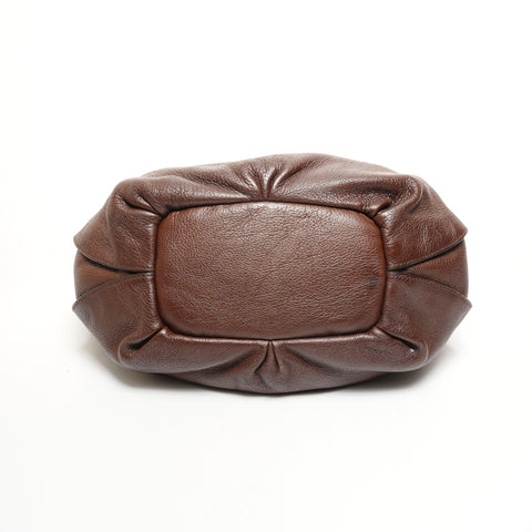 CELINE By the Way Leather Handbag Brown WS26109