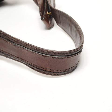 Chloe Leather Clara One Belt Hobo Shoulder Bag Brown WS26110