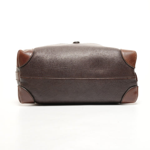 Chloe Leather Clara One Belt Hobo Shoulder Bag Brown WS26110