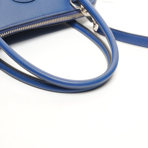 HERMES X stamped 2016 Bolide 27 2way Handbag blue WS26112