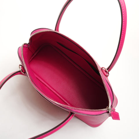 HERMES T engraved 2015 Bolide 27 2way Handbag pink WS26113