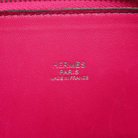 HERMES T engraved 2015 Bolide 27 2way Handbag pink WS26113