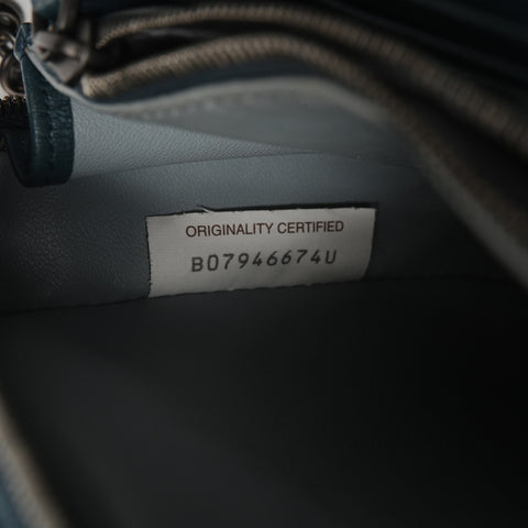 BOTTEGAVENETA INTRECCIATO Camera Bag Trunk Leather Shoulder Bag blue WS26114