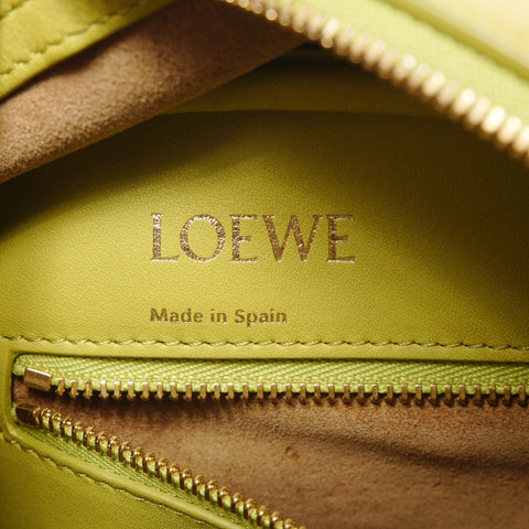 LOEWE Amazona 皮革 Anagram 2way 手提包 绿色 WS26115