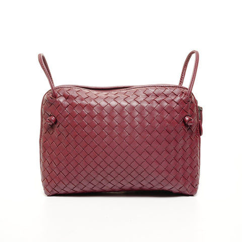 BOTTEGAVENETA INTRECCIATO camera bag Shoulder Bag Red WS26116