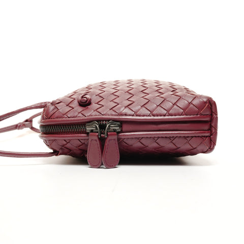 BOTTEGAVENETA INTRECCIATO camera bag Shoulder Bag Red WS26116