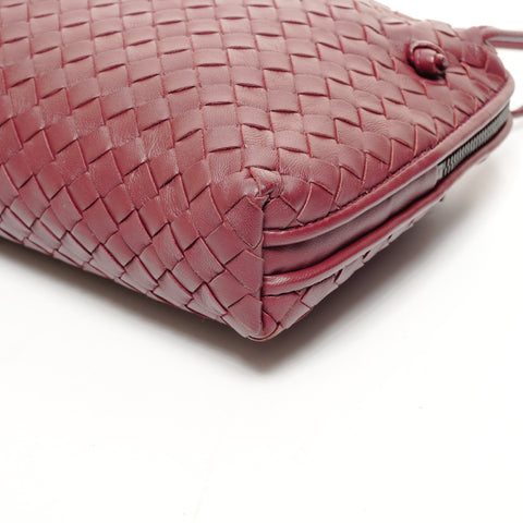 BOTTEGAVENETA INTRECCIATO camera bag Shoulder Bag Red WS26116