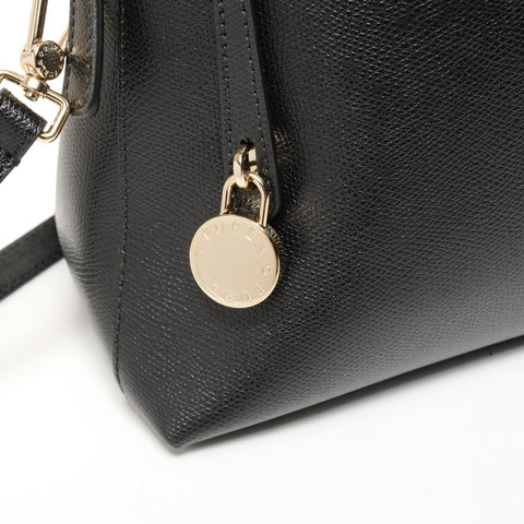 FURLA Piper 2-way leather bag Handbag black WS26119