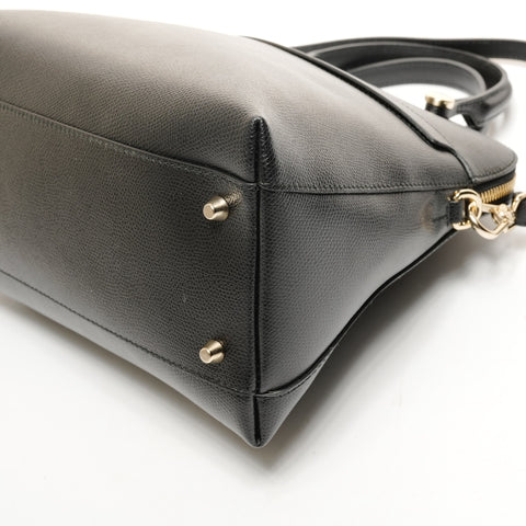 FURLA Piper 2-way leather bag Handbag black WS26119