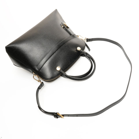 FURLA Piper 2-way leather bag Handbag black WS26119