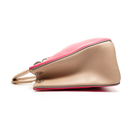 Christian Dior Diorissimo Leather 2way Handbag pink WS26120