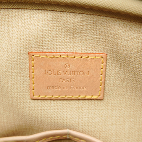 LOUIS VUITTON 2004 Monogram Deauville Boston Bag M47270 Handbag Brown WS26121